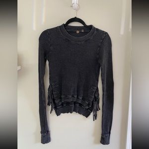 Free People side tie top